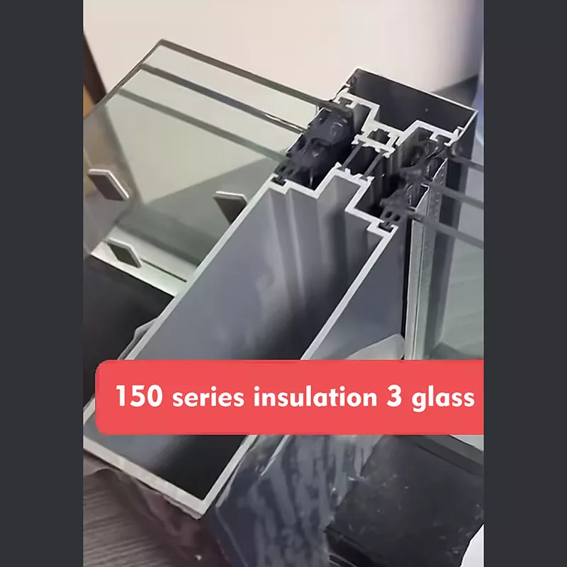 Fluorocarbon Spray Insulation Curtain Wall Profile