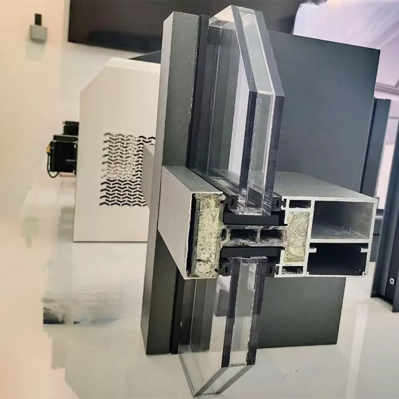 Fluorocarbon Spray Insulation Curtain Wall Profile